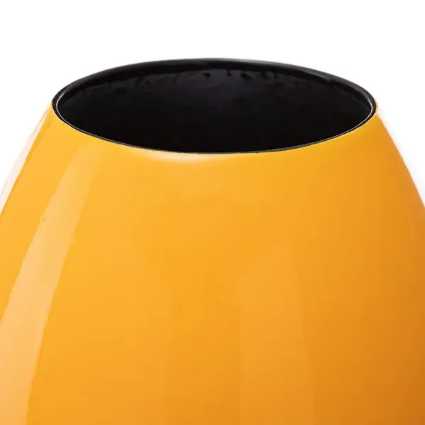 Vase 21,5 x 21,5 x 36 cm Ceramic Yellow