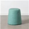 Pouffe Blue Synthetic Leather 41 x 41 x 42 cm DMF