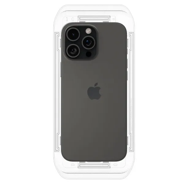 SZK£O PRYWATYZUJ¥CE SPIGEN GLAS.TR ”EZ FIT” 2-PACK IPHONE 16 Pro / 17 / 17 Pro PRIVACY
