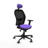 Office Chair with Headrest Jorquera Piqueras y Crespo 2D036G1 Lilac