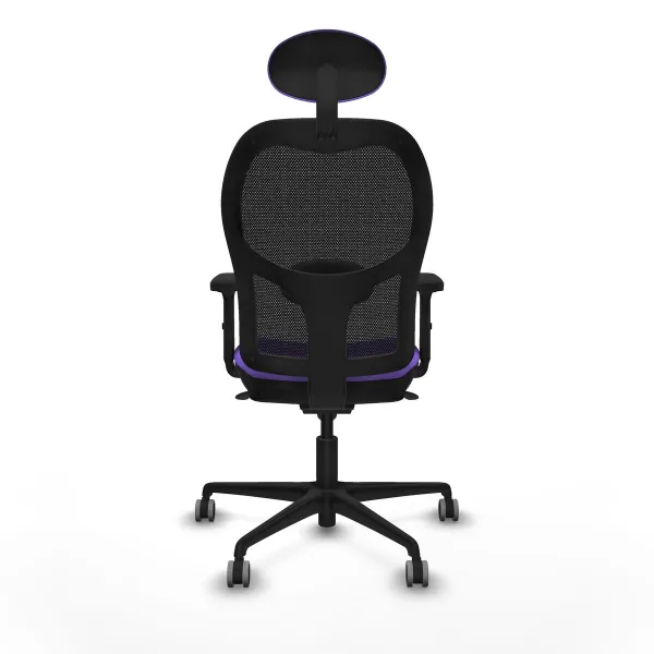 Office Chair with Headrest Jorquera Piqueras y Crespo 2D036G1 Lilac