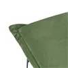 Pouffe Synthetic Fabric Metal 40 x 40 x 35 cm Light Green