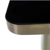 Side table 50,5 x 50,5 x 51 cm Crystal Black Golden Metal