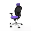 Office Chair with Headrest Jorquera Piqueras y Crespo 2D086N2 Lilac