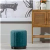 Pouffe Dark blue Synthetic Leather 38 x 38 x 42 cm DMF