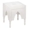 Side table Wood White 36 x 36 x 42 cm DMF