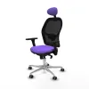 Office Chair with Headrest Jorquera Piqueras y Crespo 3D086G1 Lilac