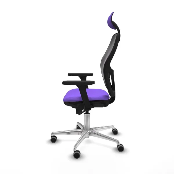 Biroja krēsls ar galvas atbalstu Jorquera Piqueras y Crespo 3D086G1 Ceriņš