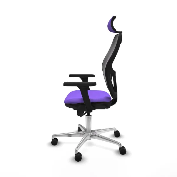 Biroja krēsls ar galvas atbalstu Jorquera Piqueras y Crespo 3D086N2 Ceriņš