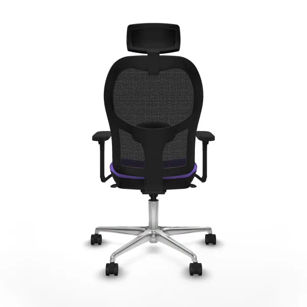 Office Chair with Headrest Jorquera Piqueras y Crespo 3D086N2 Lilac