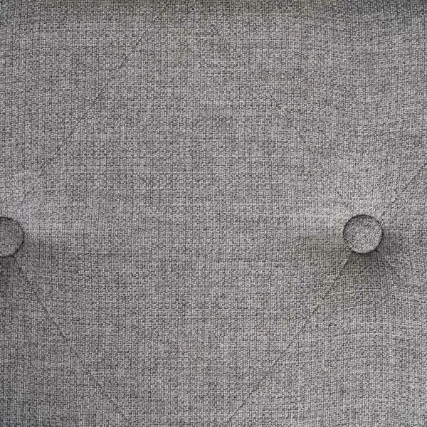 Chest 50 x 35 x 45 cm Synthetic Fabric Wood