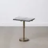 Side table 41 x 31,5 x 49 cm Crystal Golden Metal