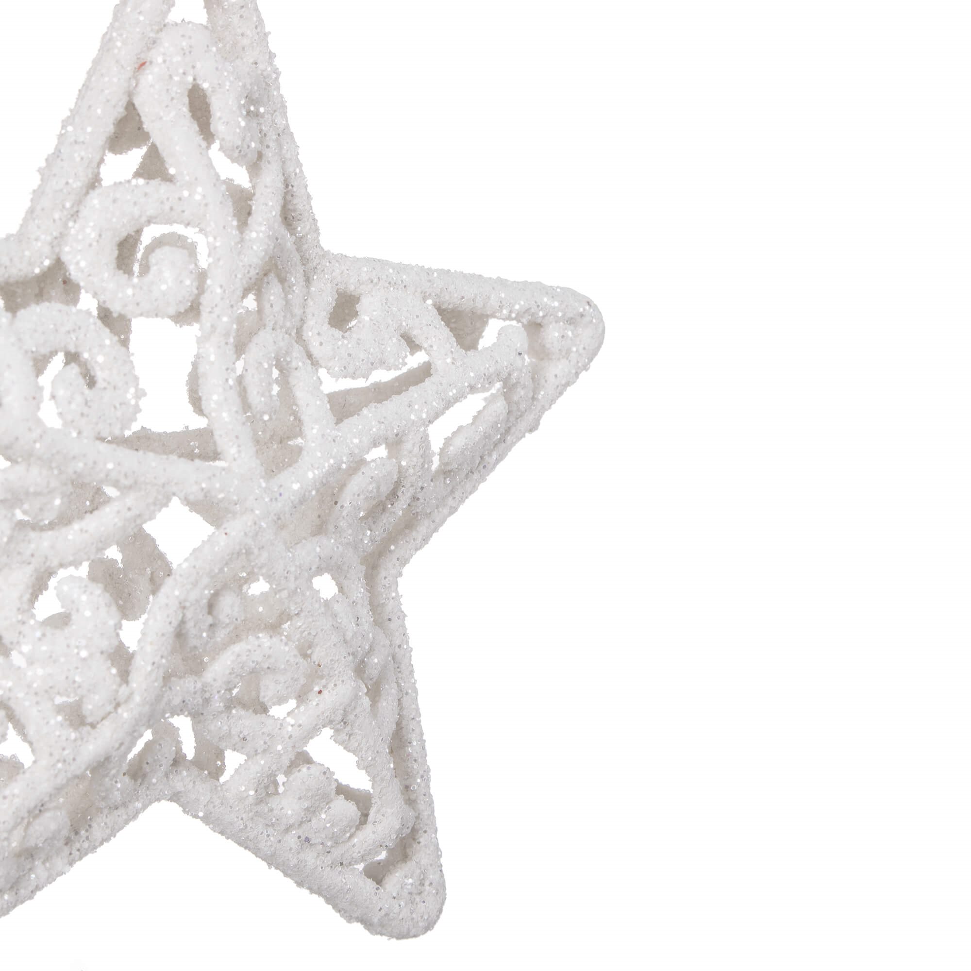 Christmas Decor Springos CA0038, stars 8x8 cm, 2 pcs.