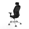 Office Chair with Headrest Jorquera Piqueras y Crespo 2D086G2 Black