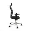 Office Chair with Headrest Jorquera Piqueras y Crespo 2D086G2 Black