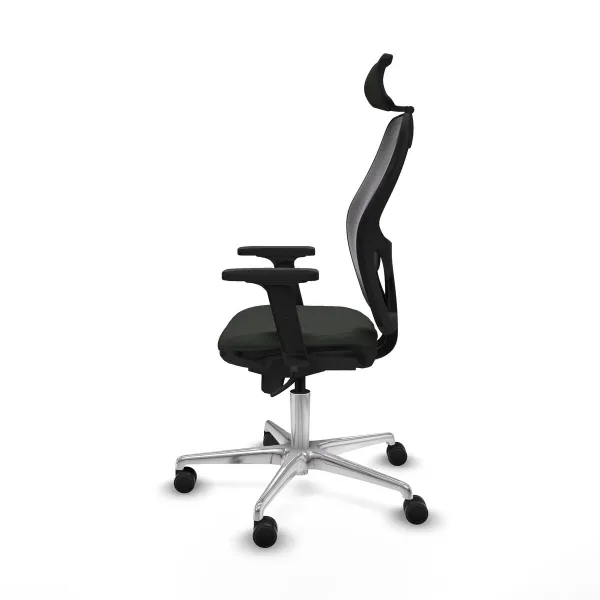 Office Chair with Headrest Jorquera Piqueras y Crespo 2D086N2 Black