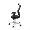 Office Chair with Headrest Jorquera Piqueras y Crespo 2D086N2 Black