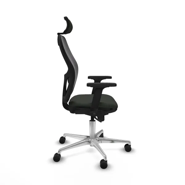 Office Chair with Headrest Jorquera Piqueras y Crespo 2D086N2 Black