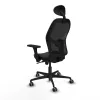 Office Chair with Headrest Jorquera Piqueras y Crespo 3D036G1 Black