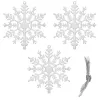 Christmas decorations - snowflakes Springos CA0755 3 pcs.