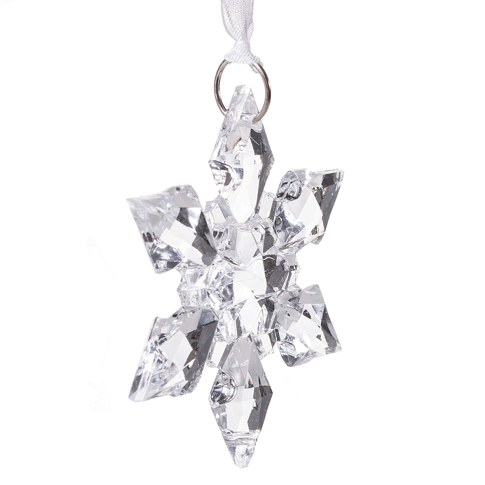 Crystal Christmas ornament snowflake Springos CA0078 | Buy online — Megaluks