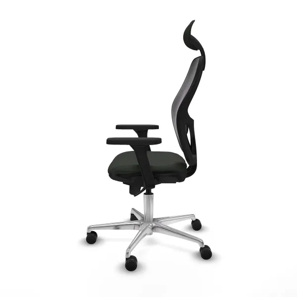Office Chair with Headrest Jorquera Piqueras y Crespo 3D086N1 Black