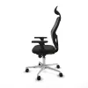 Office Chair with Headrest Jorquera Piqueras y Crespo 3D086N1 Black