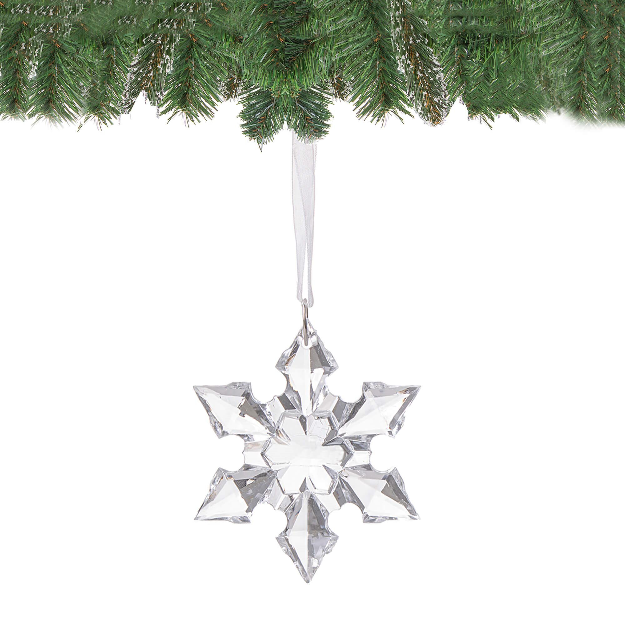 Crystal Christmas ornament snowflake Springos CA0078 | Buy online — Megaluks