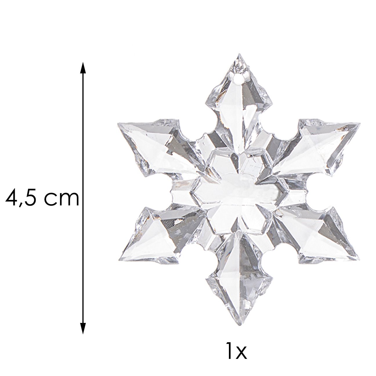 Crystal Christmas ornament snowflake Springos CA0078 | Buy online — Megaluks