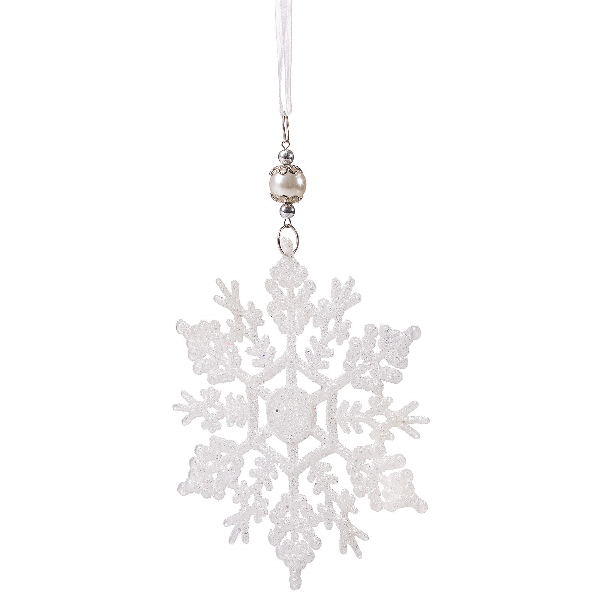 Christmas tree ornament, star, snowflake pendant 13 cm