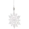 Christmas tree ornament, star, snowflake pendant 13 cm