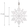 Christmas tree ornament, star, snowflake pendant 13 cm
