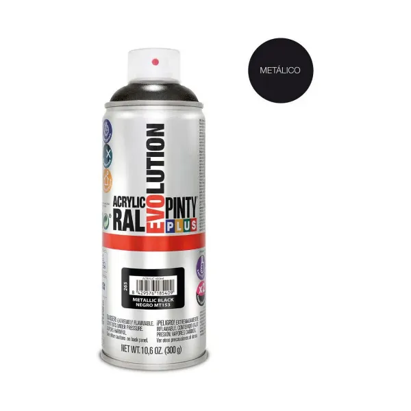Pintyplus Evolution MT153 metallikvärv 400 ml must