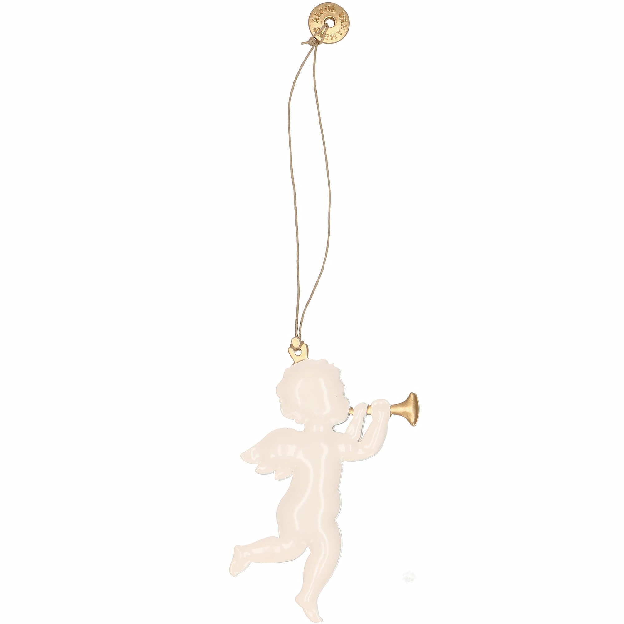 Christmas Decor Springos CA0757 7 cm Metal Angels Set of 3 pcs.