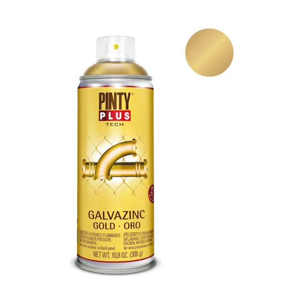 Spray paint Pintyplus Tech Galvazinc G151 400 ml Gold