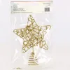 Christmas tree top, gold star Springos CA0785 | Buy online — Megaluks