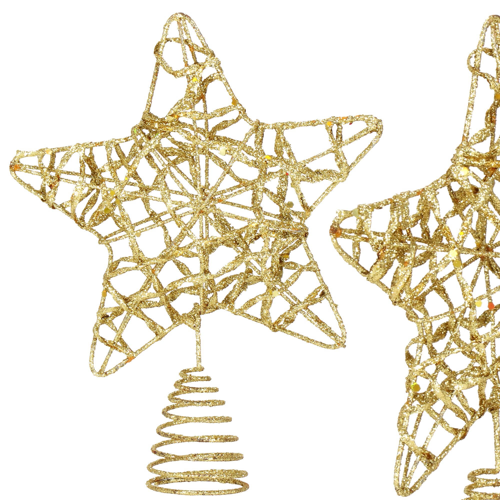 Christmas tree top, gold star Springos CA0785 | Buy online — Megaluks