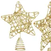 Christmas tree top, gold star Springos CA0785 | Buy online — Megaluks