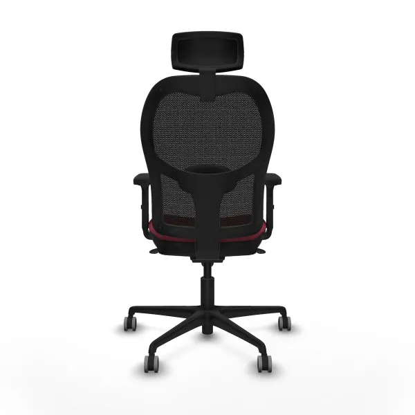 Office Chair with Headrest Jorquera Piqueras y Crespo 2D036G2 Maroon