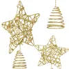 Christmas tree top, gold star Springos CA0785 | Buy online — Megaluks