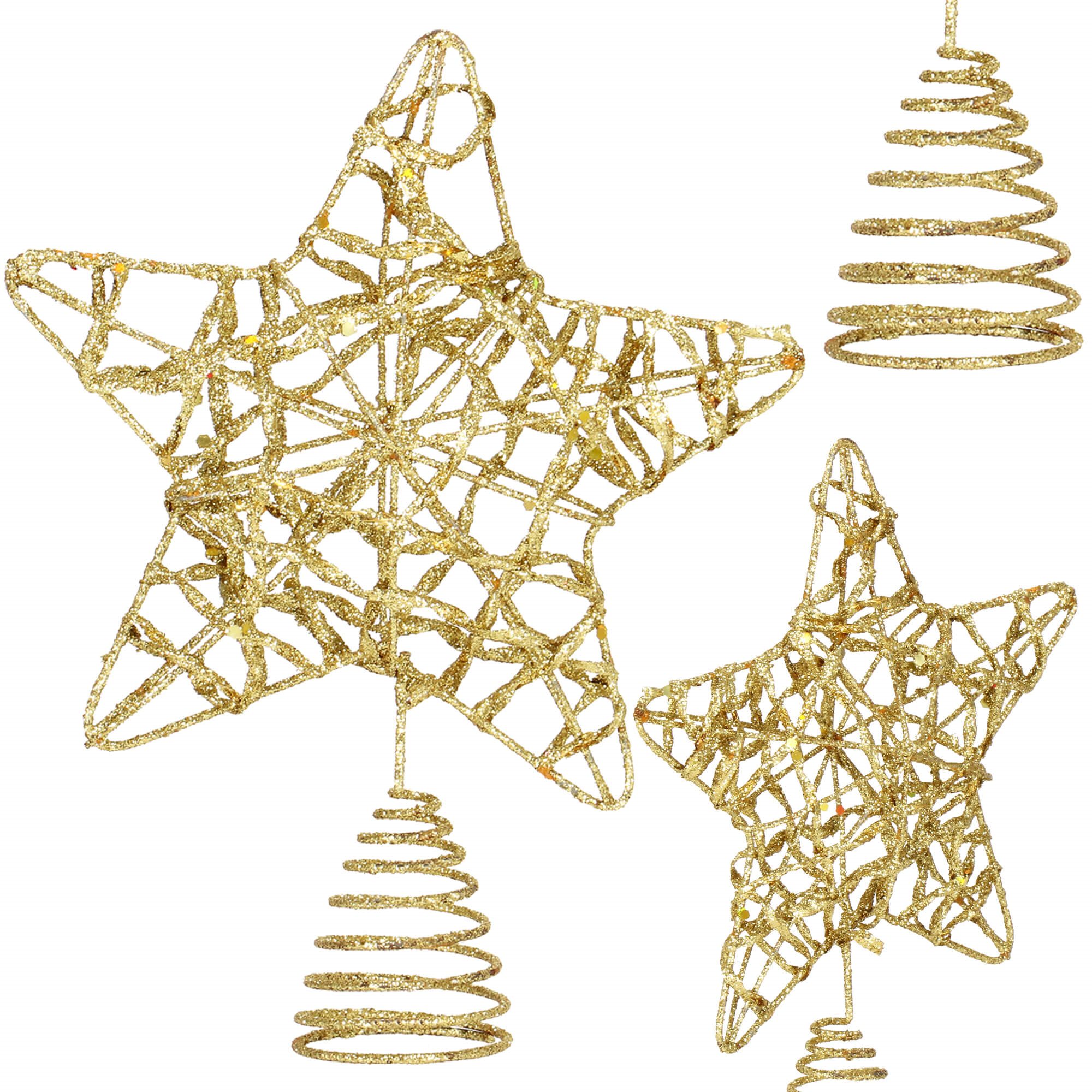 Christmas tree top, gold star Springos CA0785 | Buy online — Megaluks