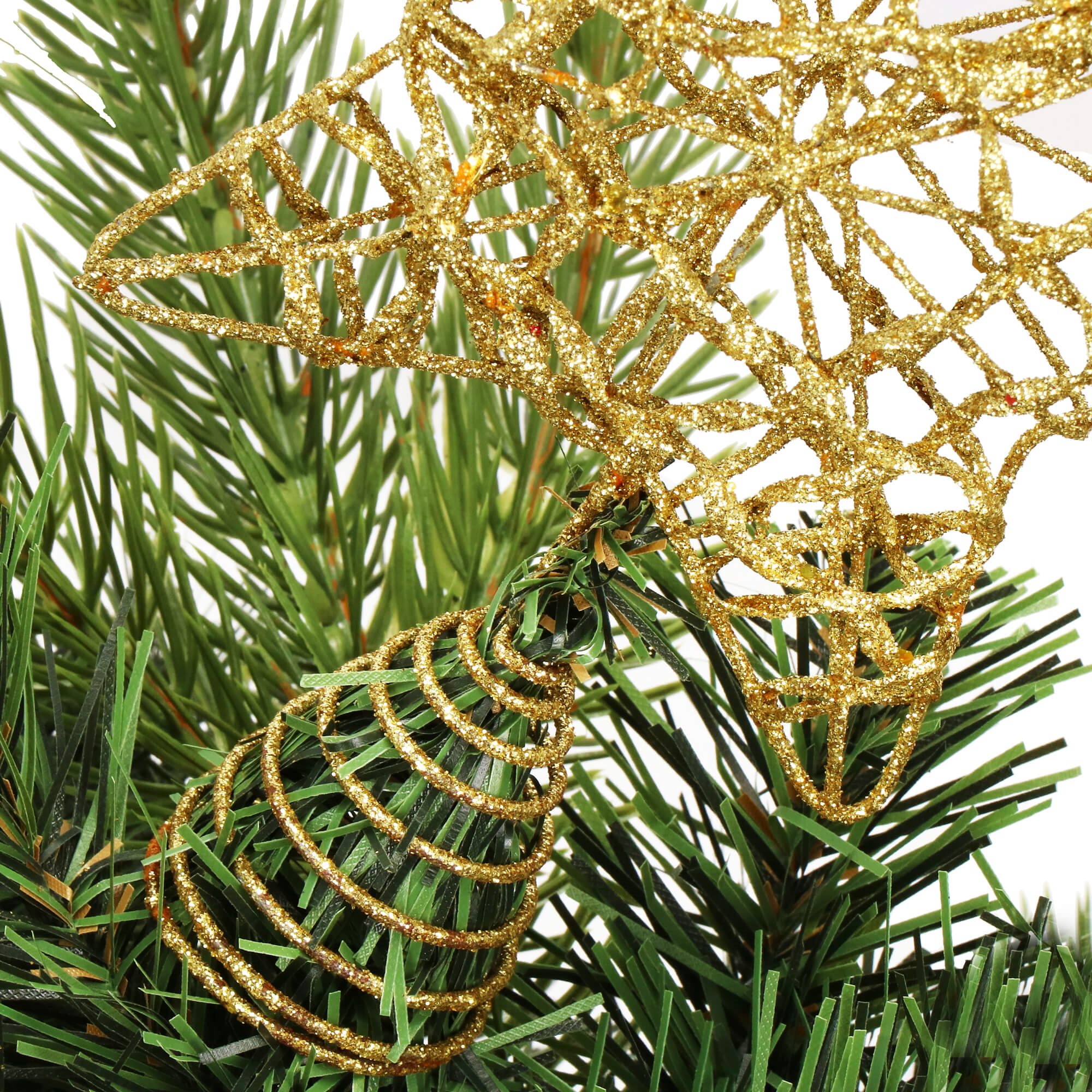 Christmas tree top, gold star Springos CA0785 | Buy online — Megaluks