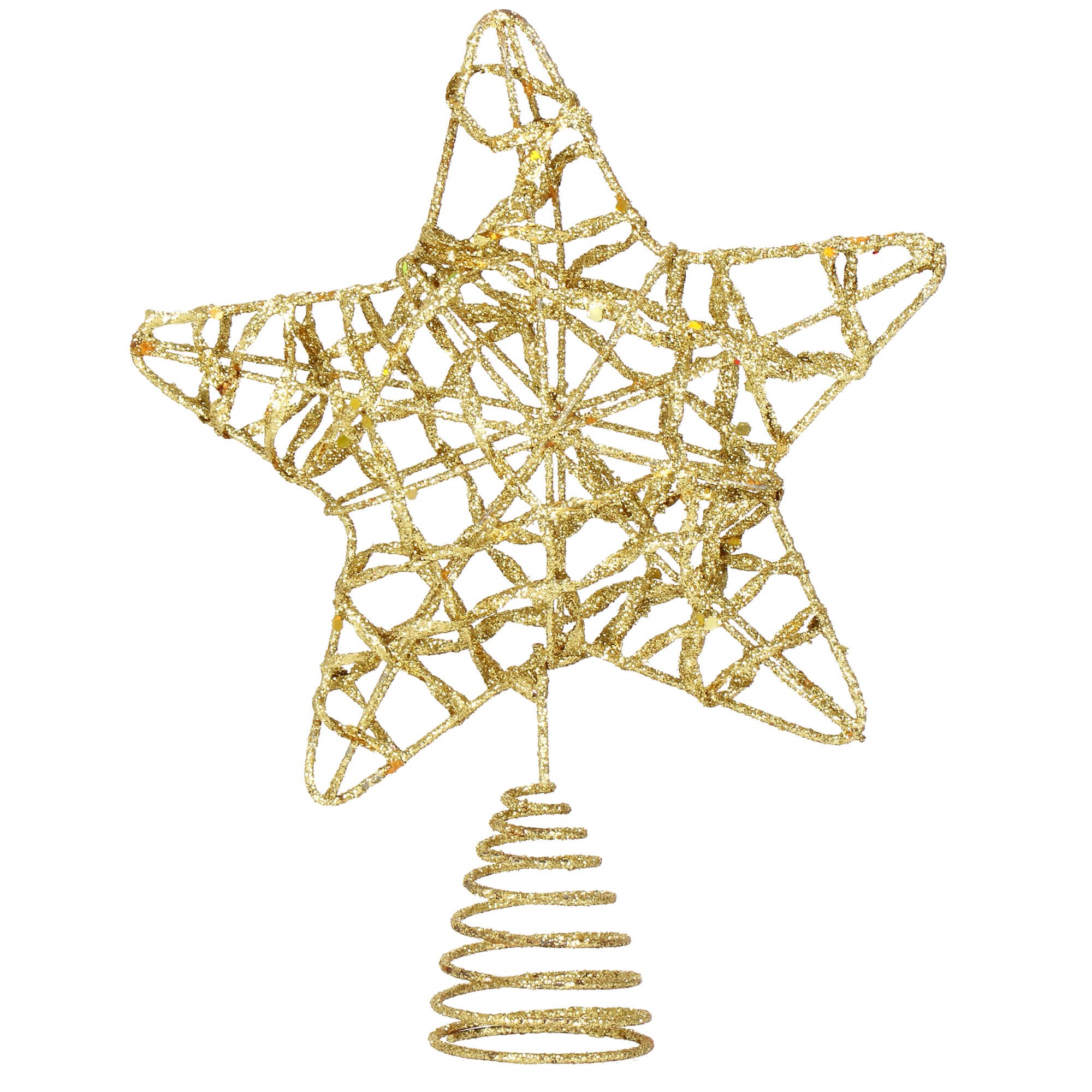 Christmas tree top, gold star Springos CA0785 | Buy online — Megaluks