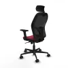Office Chair with Headrest Jorquera Piqueras y Crespo 2D036N2 Maroon