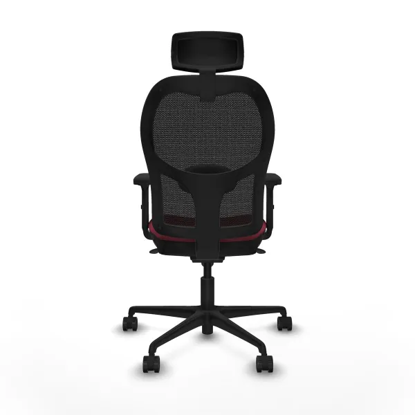 Office Chair with Headrest Jorquera Piqueras y Crespo 2D036N2 Maroon