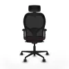 Office Chair with Headrest Jorquera Piqueras y Crespo 2D036N2 Maroon