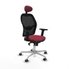Office Chair with Headrest Jorquera Piqueras y Crespo 2D086G1 Maroon