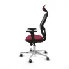 Office Chair with Headrest Jorquera Piqueras y Crespo 2D086G1 Maroon