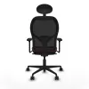 Office Chair with Headrest Jorquera Piqueras y Crespo 3D036N1 Maroon