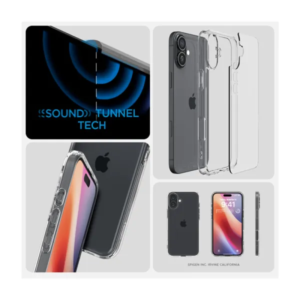 Spigen Ultra Hybrid - Case for iPhone 16 (Clear)